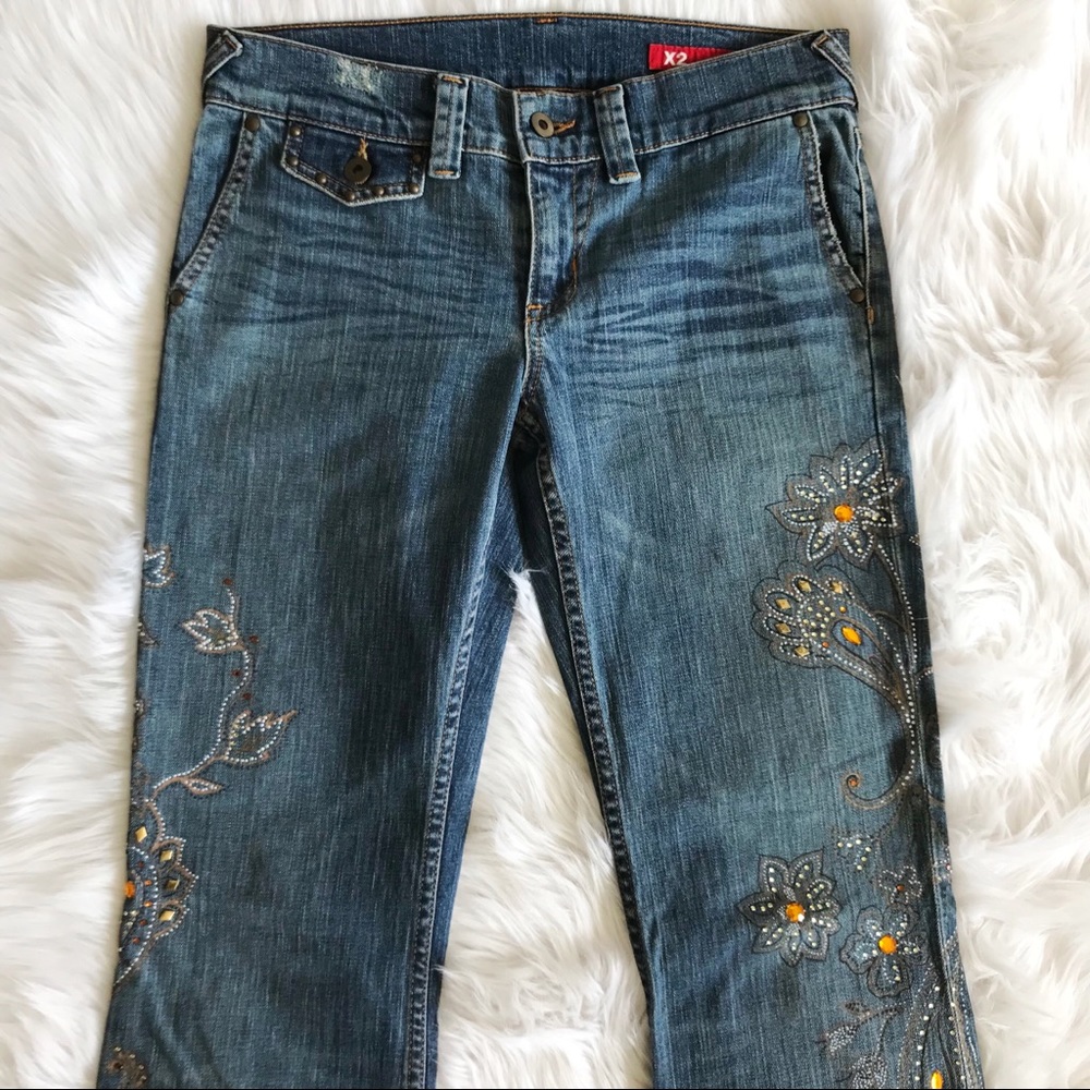Express Embellished Jeans